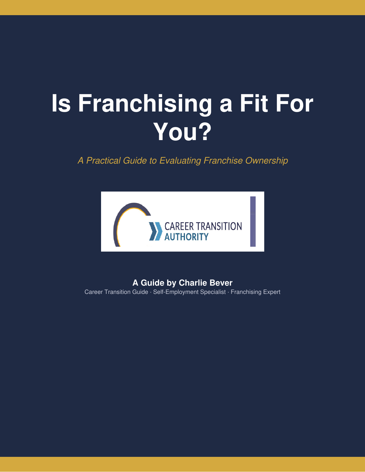 Is Franchising a Fit For You? booklet cover